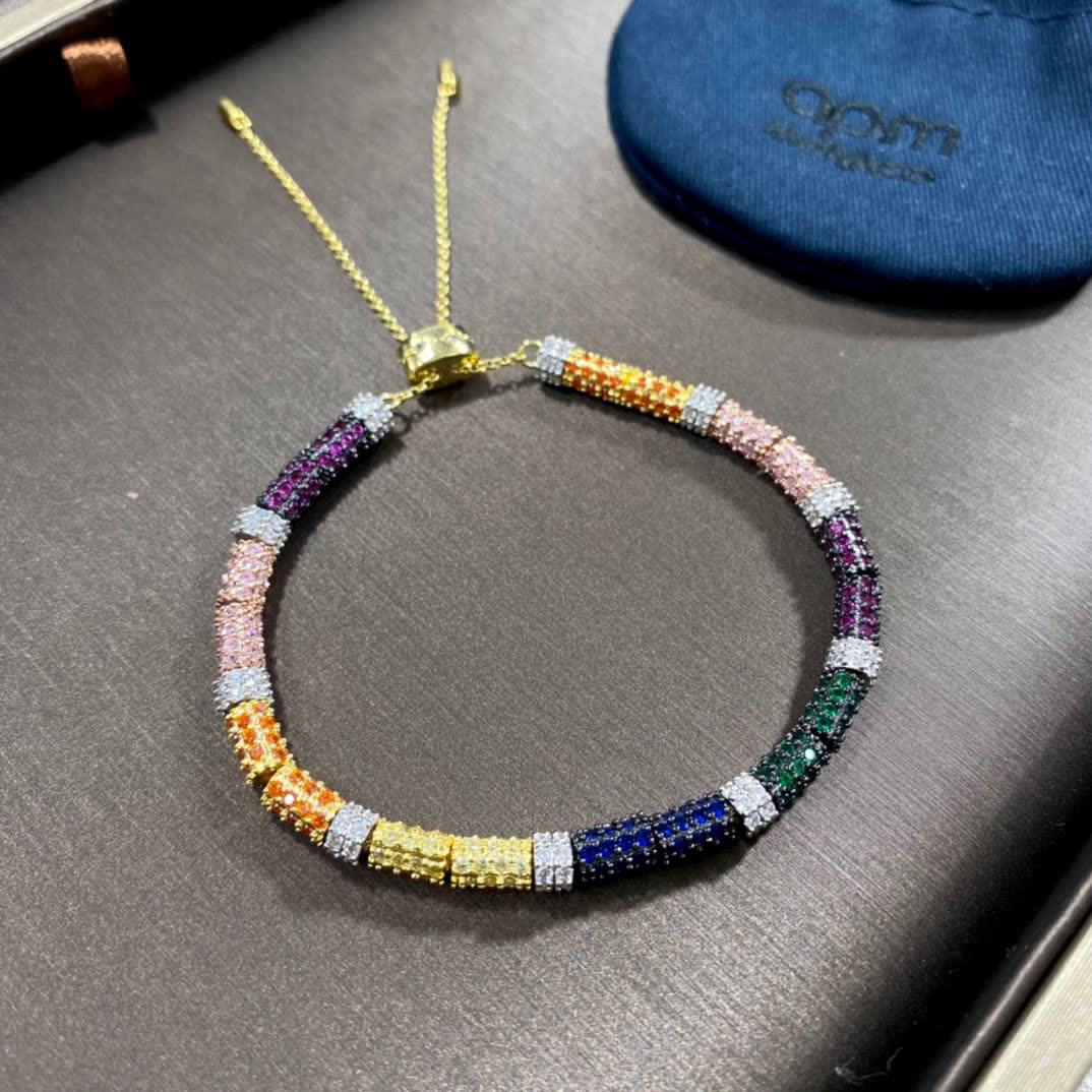 APM Monaco Colorful Gemstone Bracelet